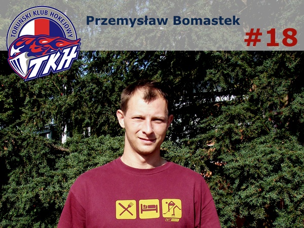 . Przemysław Bomastek - napastnik, ur. 22.02.1979 Fot. TKH...